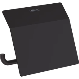 HANSGROHE AddStoris WC papír tartó fedlappal, matt fekete