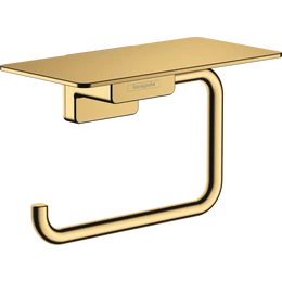 HANSGROHE AddStoris WC papír tartó, polccal, polírozott arany hatású HANSGROHE AddStoris WC papír tartó, polccal, polírozott arany hatású