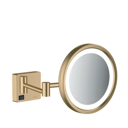 HANSGROHE AddStoris borotválkozótükör LED világítással, szálcsiszolt bronz HANSGROHE AddStoris borotválkozótükör LED világítással, szálcsiszolt bronz