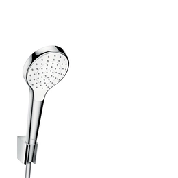 HANSGROHE Croma Select S zuhanytartó szett 1jet 125 cm-es zuhanycsővel, fehér/króm