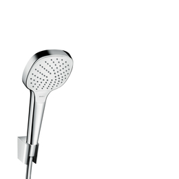 HANSGROHE Croma Select E zuhanytartó szett Vario 125 cm-es zuhanycsővel, fehér/króm