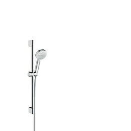 HANSGROHE Crometta 100 zuhanyszett Vario 65 cm-es zuhanyrúddal, fehér/króm