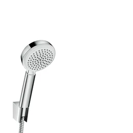 HANSGROHE Crometta 100 zuhanytartó szett Vario 125 cm-es zuhanycsővel, fehér/króm HANSGROHE Crometta 100 zuhanytartó szett Vario 125 cm-es zuhanycsővel, fehér/króm