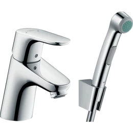 HANSGROHE Focus egykaros mosdócsaptelep 70 bidette kézizuhannyal és 160 cm zuhanycsővel HANSGROHE Focus egykaros mosdócsaptelep 70 bidette kézizuhannyal és 160 cm zuhanycsővel