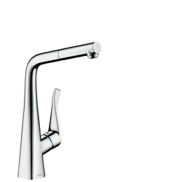 HANSGROHE Metris M71 egykaros konyhai csaptelep 320, kihúzható kifolyóval HANSGROHE Metris M71 egykaros konyhai csaptelep 320, kihúzható kifolyóval