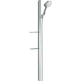 HANSGROHE Raindance Select S zuhanyszett 120 3jet 150 cm-es zuhanyrúddal és szappantartóval