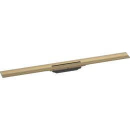 HANSGROHE RainDrain Flex zuhanylefolyó színkészlet 900, méretre vágható, fali illesztéshez, szálcsiszolt bronz HANSGROHE RainDrain Flex zuhanylefolyó színkészlet 900, méretre vágható, fali illesztéshez, szálcsiszolt bronz
