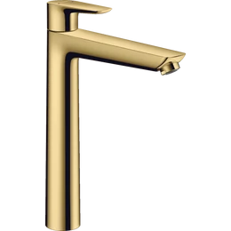 HANSGROHE Talis E egykaros mosdócsaptelep 240 automata lefolyógarnitúrával, polírozott arany hatású HANSGROHE Talis E egykaros mosdócsaptelep 240 automata lefolyógarnitúrával, polírozott arany hatású