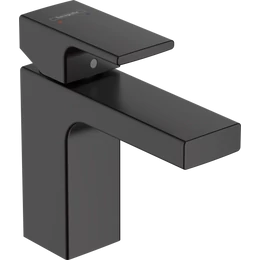 HANSGROHE Vernis Shape egykaros mosdócsaptelep 100, automata lefolyógarnitúrával, matt fekete HANSGROHE Vernis Shape egykaros mosdócsaptelep 100, automata lefolyógarnitúrával, matt fekete