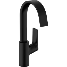 HANSGROHE Vivenis egykaros mosdócsaptelep 210, elforgatható kifolyóval és automata lefolyógarnitúrával, matt fekete HANSGROHE Vivenis egykaros mosdócsaptelep 210, elforgatható kifolyóval és automata lefolyógarnitúrával, matt fekete