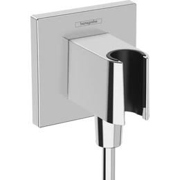HANSGROHE FixFit E fali tömlőcsatlakozás zuhanytartóval, szögletes