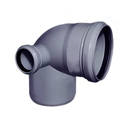 PVC könyök elágazó balos 110/50