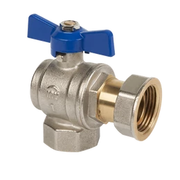 INVENA sarok golyóscsap pillangókarral, toldattal, 1/2"