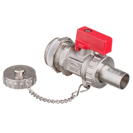 INVENA kazántöltő-ürítő szelep tömlővéggel és kupakkal, 1/2" INVENA kazántöltő-ürítő szelep tömlővéggel és kupakkal, 1/2"
