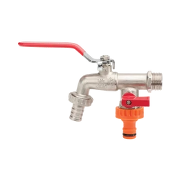 INVENA kerti csap két kimenettel, 1/2" INVENA kerti csap két kimenettel, 1/2"