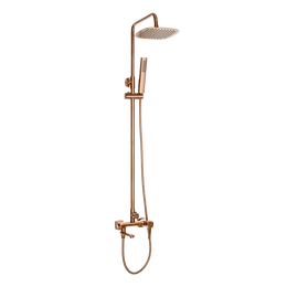 INVENA Glamour zuhanyrendszer kádtöltővel, réz