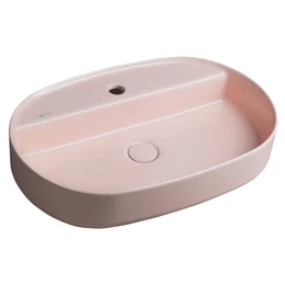 ISVEA Infinity Oval kerámia mosdó, 60×40 cm, matt lazac ISVEA Infinity Oval kerámia mosdó, 60×40 cm, matt lazac