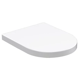 KERASAN Flo WC-ülőke, fehér/króm