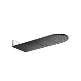 KLUDI A-QA fejzuhany 2S, mattfekete/króm KLUDI A-QA fejzuhany 2S, mattfekete/króm