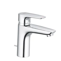 KLUDI Pure&Solid mosdócsap 100 ECO lefolyógarnitúrával KLUDI Pure&Solid mosdócsap 100 ECO lefolyógarnitúrával