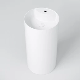 MARMY Babel álló mosdó, D44×87 cm (matt fehér)