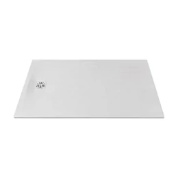 MARMY Basalto zuhanytálca - 70×120 selyem fehér (prada white)