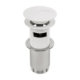 MARMY leeresztőszelep - KLIK-KLAK túlfolyós (fehér) MARMY leeresztőszelep - KLIK-KLAK túlfolyós (fehér)