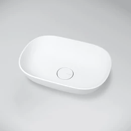 MARMY Carrara "L" mosdó, 50×35 cm