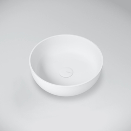 MARMY Zen mosdó, D37×13 cm (matt fehér)