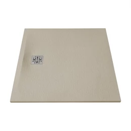 MARMY Dolomite zuhanytálca - 100×100 matt bézs (armani beige)