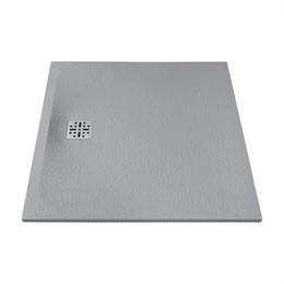 MARMY Dolomite zuhanytálca - 100×100 matt szürke (valentino grey)