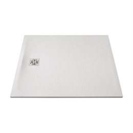 MARMY Dolomite zuhanytálca - 100×120 matt fehér (prada white)