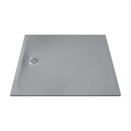 MARMY Dolomite zuhanytálca - 100×120 matt szürke (valentino grey)