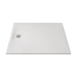 MARMY Dolomite zuhanytálca - 100×140 matt fehér (prada white)