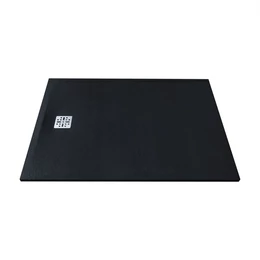 MARMY Dolomite zuhanytálca - 100×140 matt fekete (cavalli black)