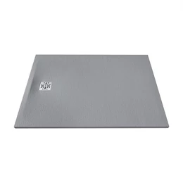 MARMY Dolomite zuhanytálca - 100×140 matt szürke (valentino grey)