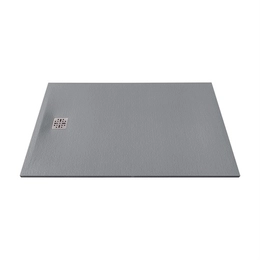 MARMY Dolomite zuhanytálca - 100×160 matt szürke (valentino grey)