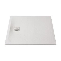 MARMY Dolomite zuhanytálca - 80×100 matt fehér (prada white)