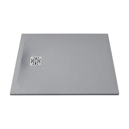 MARMY Dolomite zuhanytálca - 80×100 matt szürke (valentino grey)