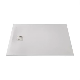 MARMY Dolomite zuhanytálca - 80×120 matt fehér (prada white)