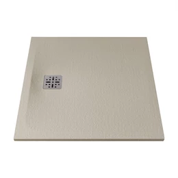 MARMY Dolomite zuhanytálca - 80×80 matt bézs (armani beige)