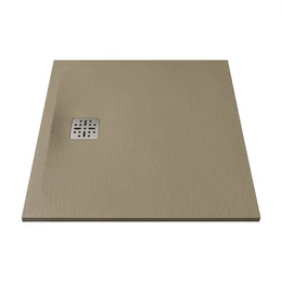 MARMY Dolomite zuhanytálca - 80×80 matt cappucino (gucci latte)