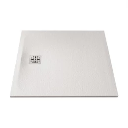 MARMY Dolomite zuhanytálca - 90×100 matt fehér (prada white)