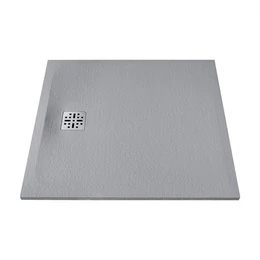 MARMY Dolomite zuhanytálca - 90×100 matt szürke (valentino grey)