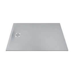 MARMY Dolomite zuhanytálca - 90×140 matt szürke (valentino grey)