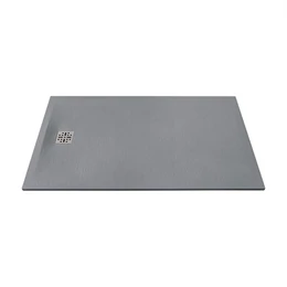 MARMY Dolomite zuhanytálca - 90×160 matt szürke (valentino grey)