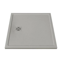 MARMY Dolomite Pro zuhanytálca - 100×100 matt szürke (valentino grey)