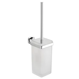 METAFORM Aida WC-kefetartó, tejüveg/króm METAFORM Aida WC-kefetartó, tejüveg/króm