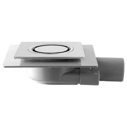 OMP TEA Tirana padlóösszefolyó oldalsó kifolyóval, bekötés: 50 mm, kupak krómozott réz, króm, 100×100 OMP TEA Tirana padlóösszefolyó oldalsó kifolyóval, bekötés: 50 mm, kupak krómozott réz, króm, 100×100