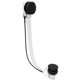 POLYSAN Marble kád le- és túlfolyó, bovdenes, 800 mm, matt fekete POLYSAN Marble kád le- és túlfolyó, bovdenes, 800 mm, matt fekete